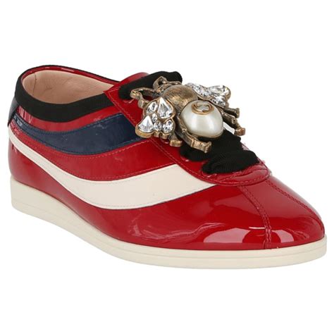 patent leather shoe gucci
